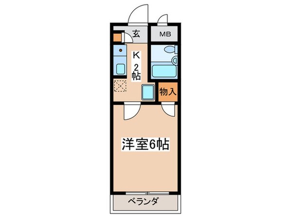 カナレハイツの物件間取画像